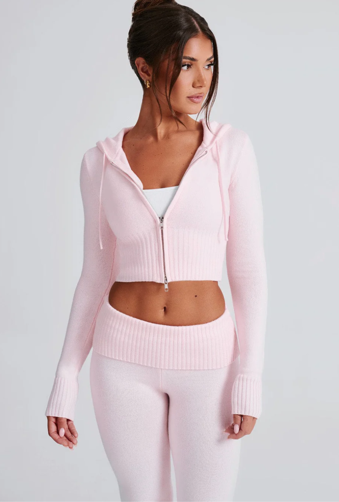 Portia Knit Hoodie Set