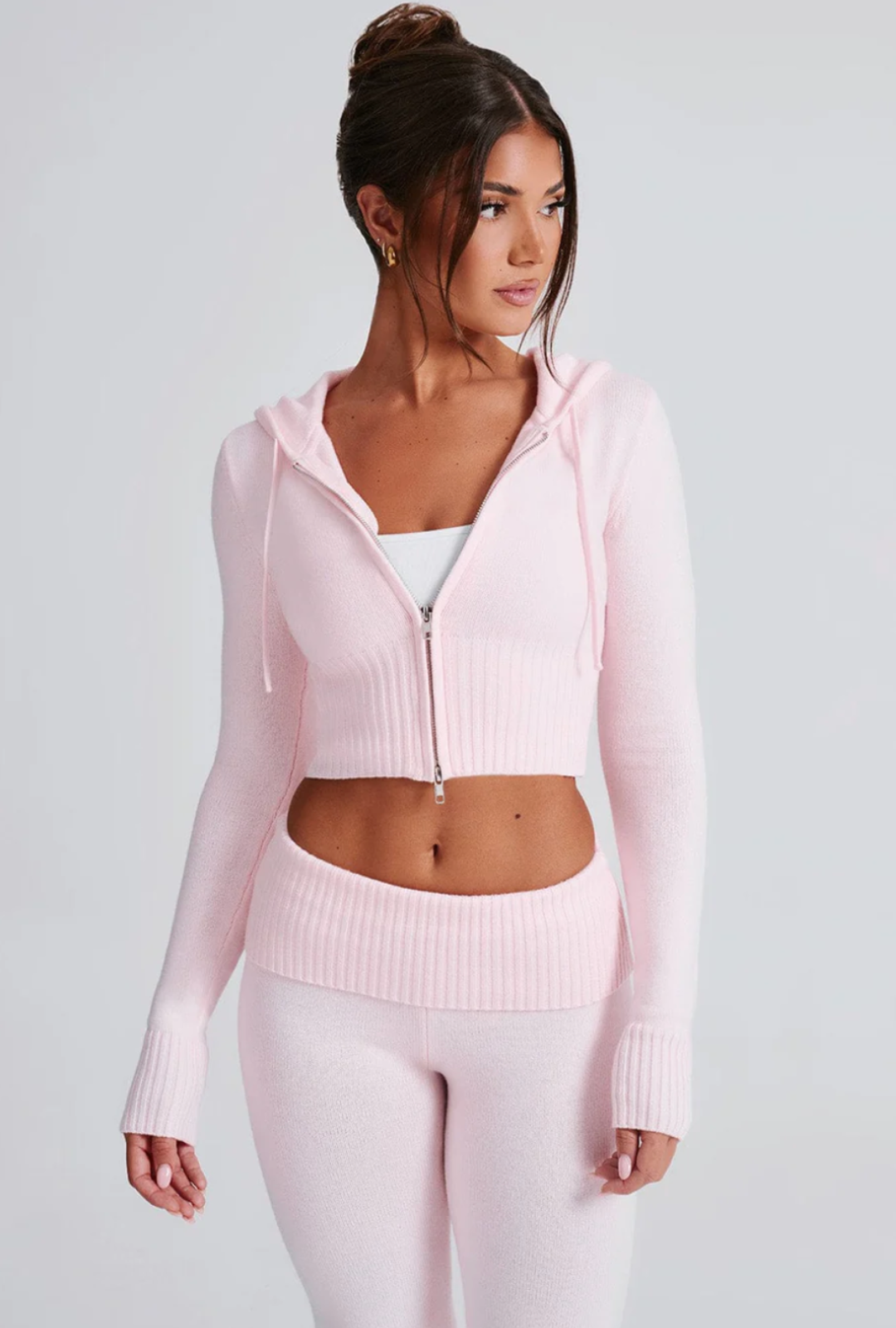 Portia Knit Hoodie Set