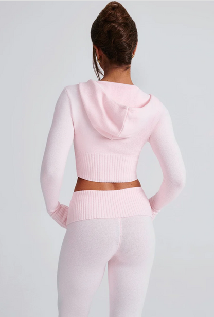 Portia Knit Hoodie Set