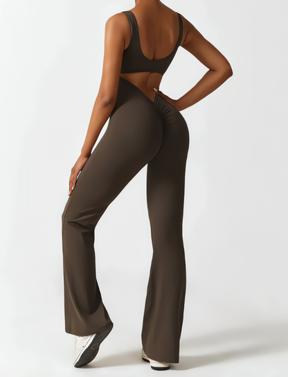 Affinada™ Scrunch Flare Jumpsuit