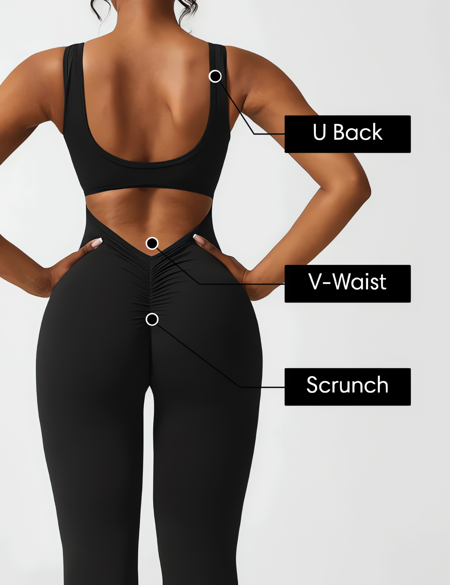 Viral Scrunch Flare Jumpsuit